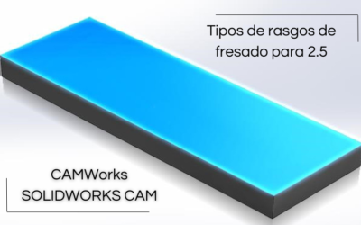 Tipos de rasgos de fresado para 2.5 en CAMWorks y SOLIDWORKS CAM