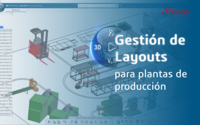 Simulación con gemelos digitales y gestión de layouts para plantas de producción con 3DEXPERIENCE