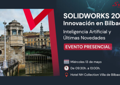 Diseña más rápido y mejor en Bilbao: lo último en SOLIDWORKS e IA aplicado a tu día a día