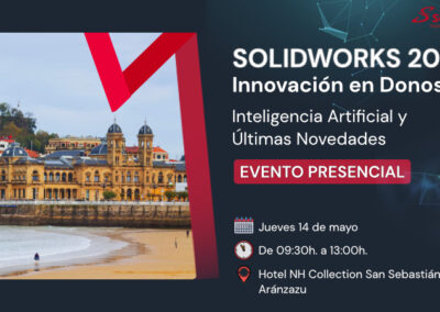 Diseña más rápido y mejor en Donostia: lo último en SOLIDWORKS e IA aplicado a tu día a día