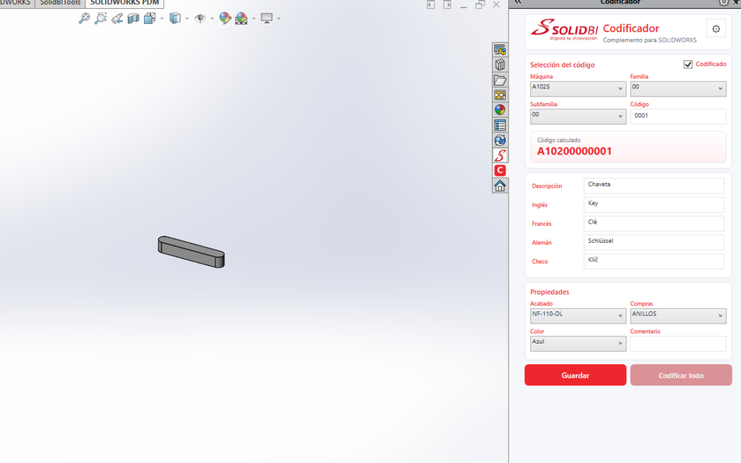 Automatiza la codificación de tus archivos en SOLIDWORKS
